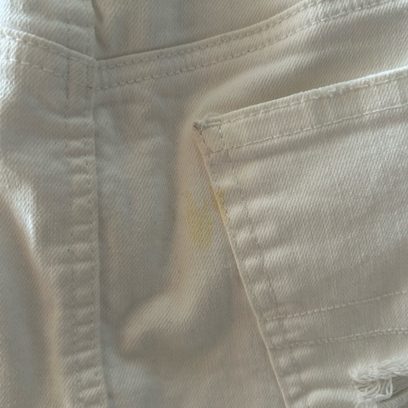 White Denim Skirt - Picture 4 of 4